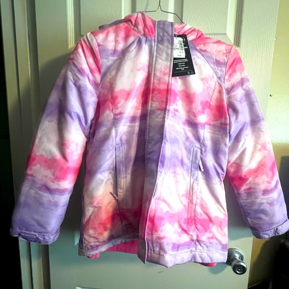 NWT Girls Print 3 In 1 Jacket - Purple 💕 - Picture 5 of 12